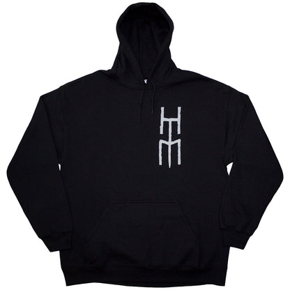 Black - Front - Him Unisex Adult Graphic Print Pull Over Hoodie