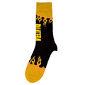 Black - Back - Pantera Unisex Adult Flames Socks