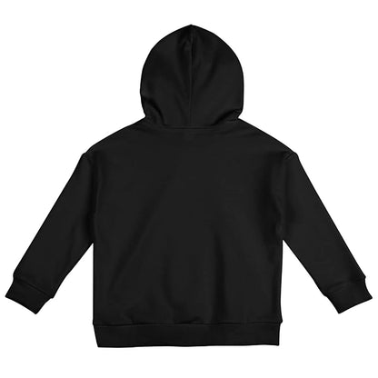 Black - Back - Oasis Unisex Adult Decca Logo Pull Over Hoodie