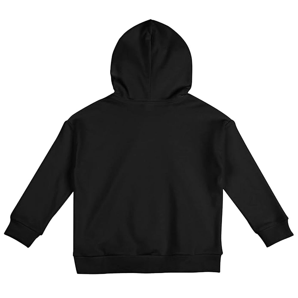 Black - Back - Oasis Unisex Adult Decca Logo Pull Over Hoodie