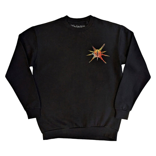 Black - Front - Slipknot Unisex Adult The End So Far Band Figures Back Print Sweatshirt