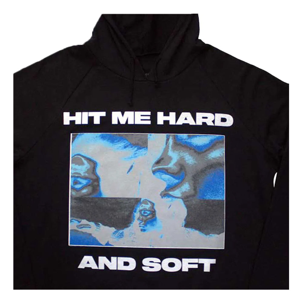 Black - Back - Billie Eilish Unisex Adult Hit Me Hard And Soft Negative Pull Over Hoodie