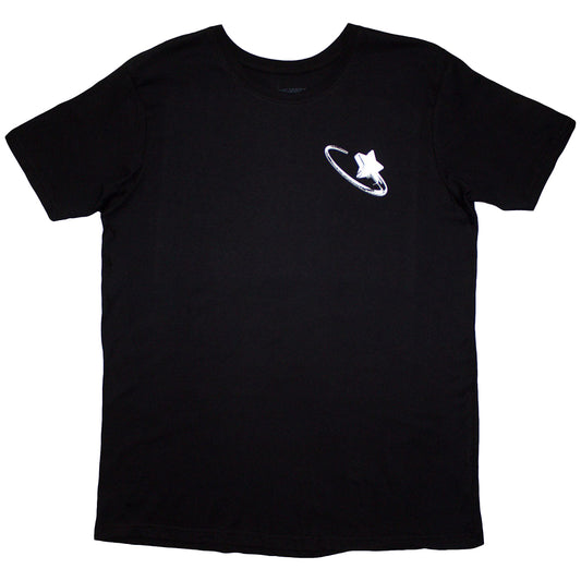 Black - Front - Pop Smoke Unisex Adult Stars Infill T-Shirt