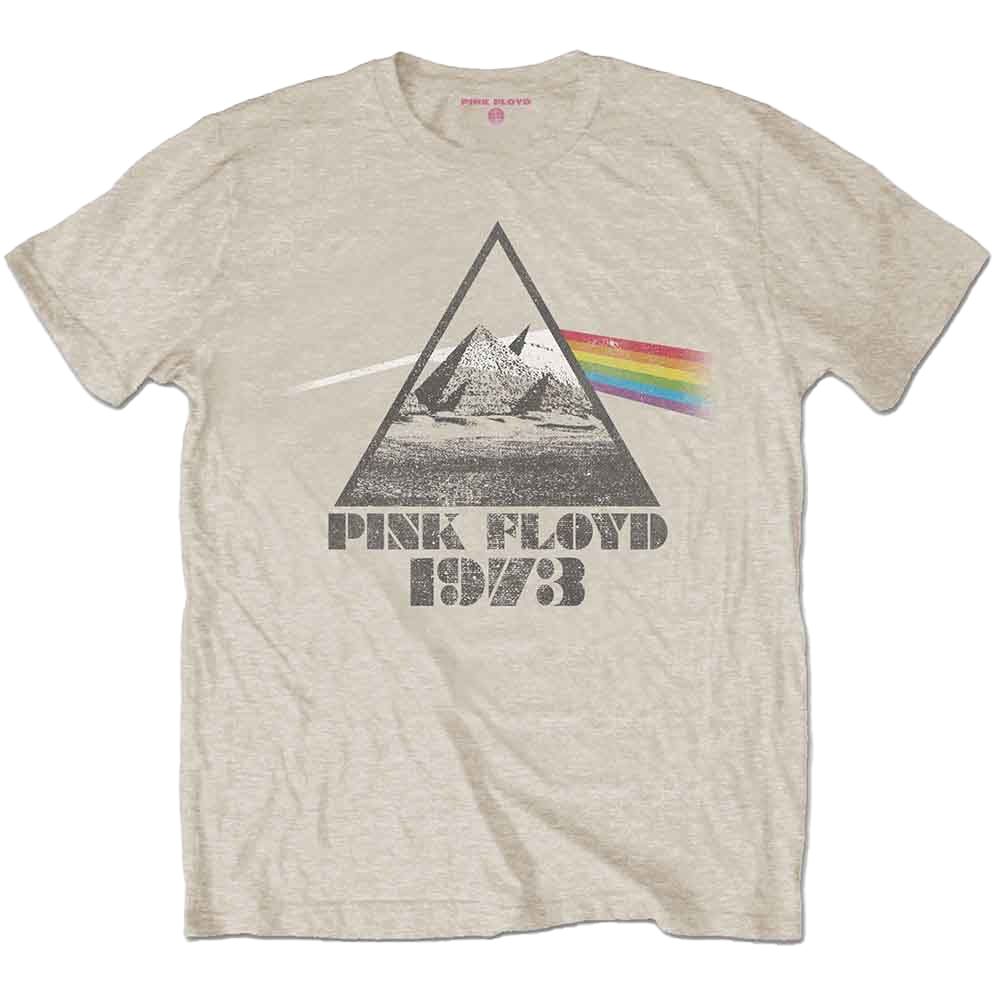 Sand - Front - Pink Floyd Unisex Adult Pyramids T-Shirt