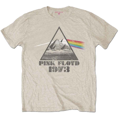 Sand - Front - Pink Floyd Unisex Adult Pyramids T-Shirt