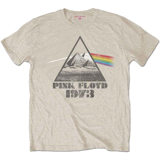 Sand - Front - Pink Floyd Unisex Adult Pyramids T-Shirt