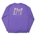 Purple - Back - Prince Unisex Adult 1999 Back Print Sweatshirt