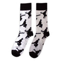 White-Black - Back - Monty Python Unisex Adult Silly Walks Socks