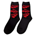 Black - Back - The Beatles Womens-Ladies Rubber Soul Socks