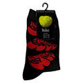 Black - Side - The Beatles Womens-Ladies Rubber Soul Socks