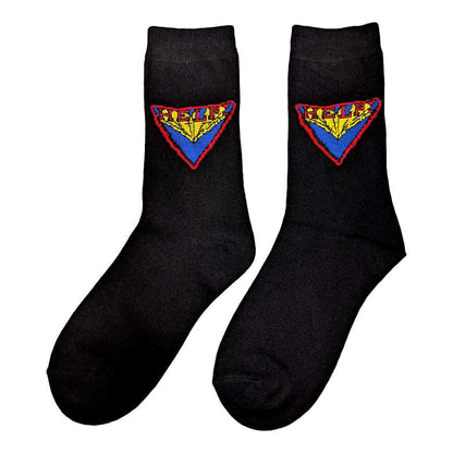 Black - Back - The Beatles Unisex Adult Help! Socks