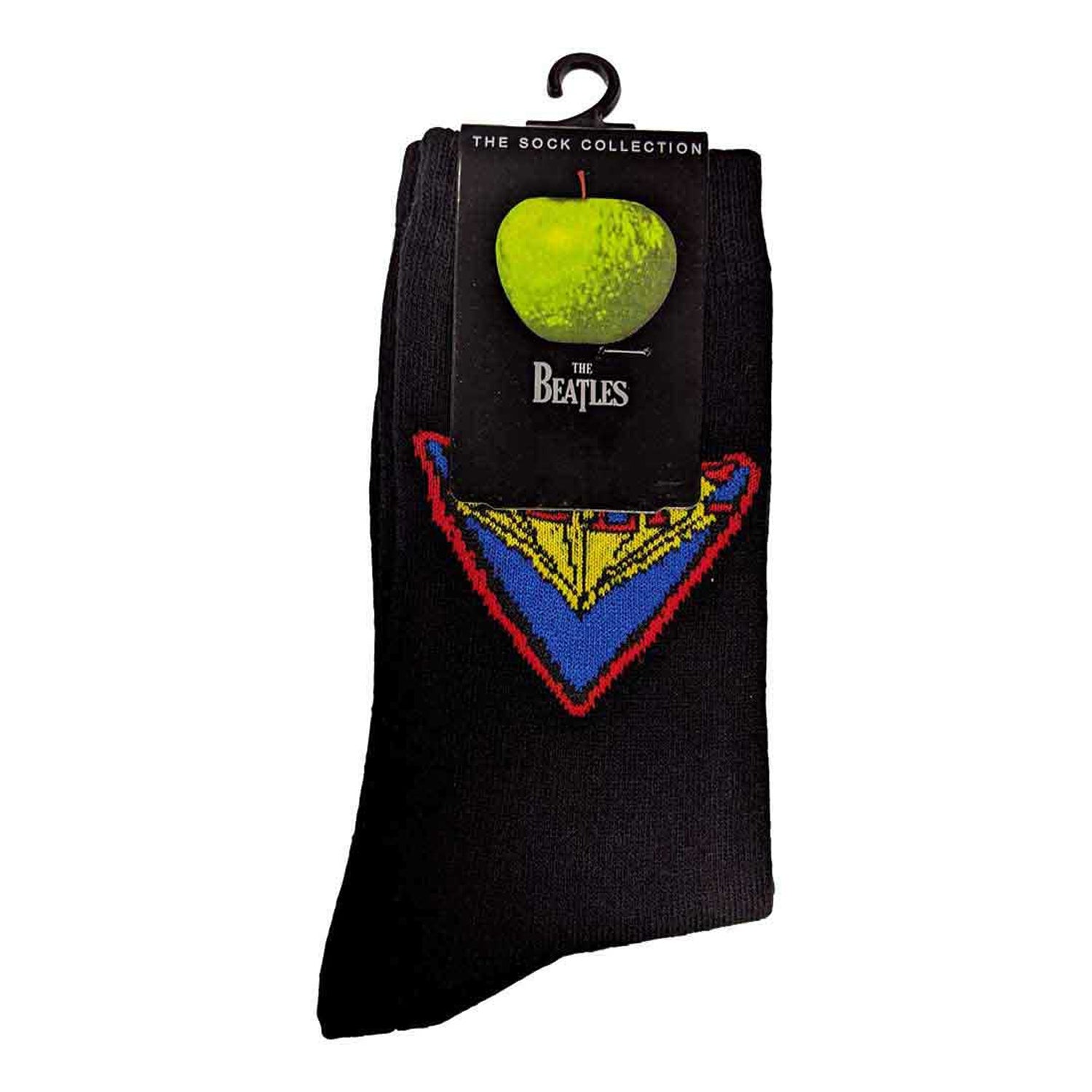 Black - Side - The Beatles Unisex Adult Help! Socks