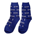 Blue - Back - The Beatles Unisex Adult Love Me Do Socks