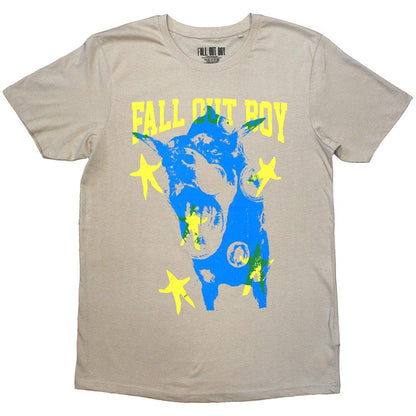 Sand - Front - Fall Out Boy Unisex Adult Dog T-Shirt