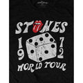 Black - Side - The Rolling Stones Unisex Adult Tour ´72 Dice Eco Friendly T-Shirt
