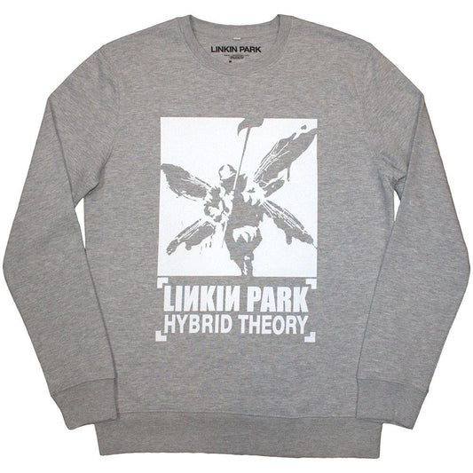 Grey - Front - Linkin Park Unisex Adult Soldier Hybrid Theory Sweatshirt