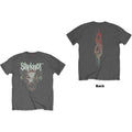 Charcoal Grey - Front - Slipknot Childrens-Kids Infected Goat T-Shirt