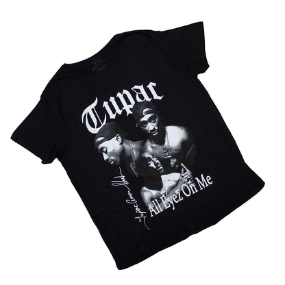 Black - Back - Tupac Shakur Unisex Adult All Eyez On Me T-Shirt