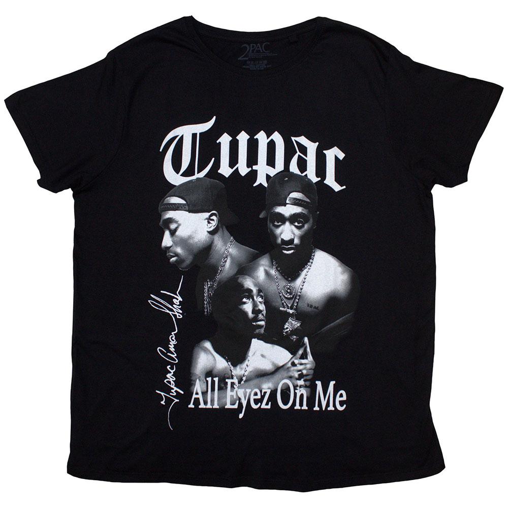 Black - Front - Tupac Shakur Unisex Adult All Eyez On Me T-Shirt