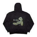 Charcoal Grey - Back - Korn Unisex Adult Doll Issues Back Print Stone Wash Pull Over Hoodie