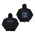 Charcoal Grey - Side - Linkin Park Unisex Adult Meteora Portraits Back Print Stone Wash Pull Over Hoodie