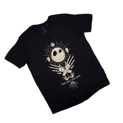 Black - Back - The Nightmare Before Christmas Unisex Adult King Jack T-Shirt