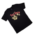 Black - Back - Tom & Jerry Unisex Adult Retro T-Shirt