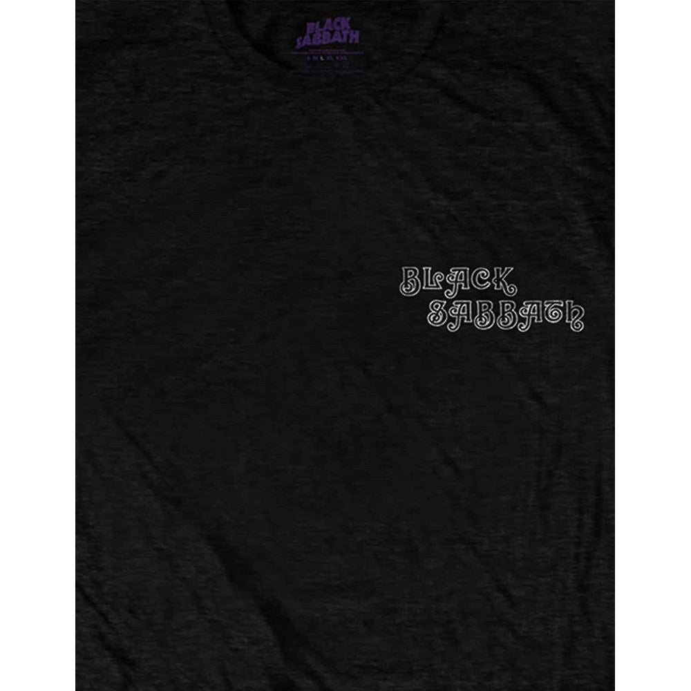 Black - Side - Black Sabbath Unisex Adult Debut Album T-Shirt
