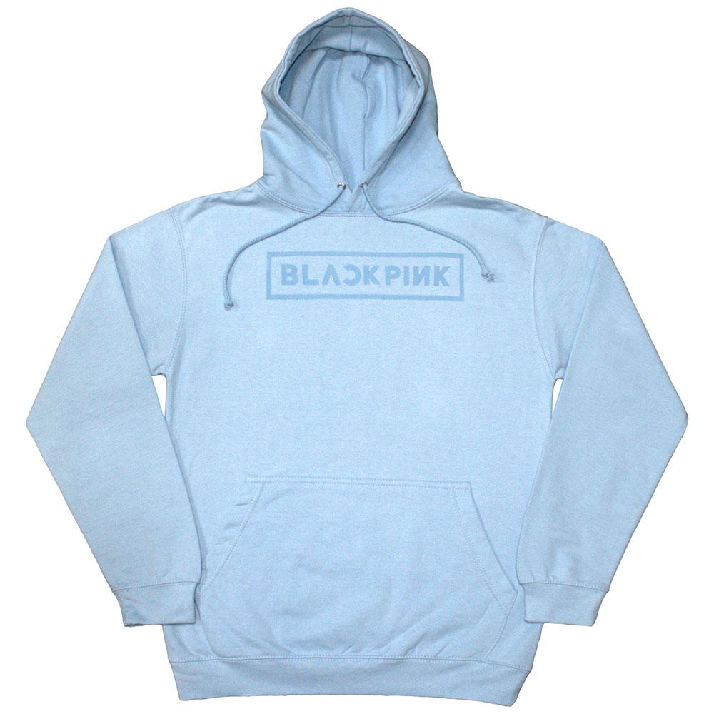 Light Blue - Front - BlackPink Unisex Adult Logo Pullover Hoodie