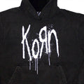 Charcoal Grey - Side - Korn Unisex Adult Still A Freak Back Print Stone Wash Pullover Hoodie