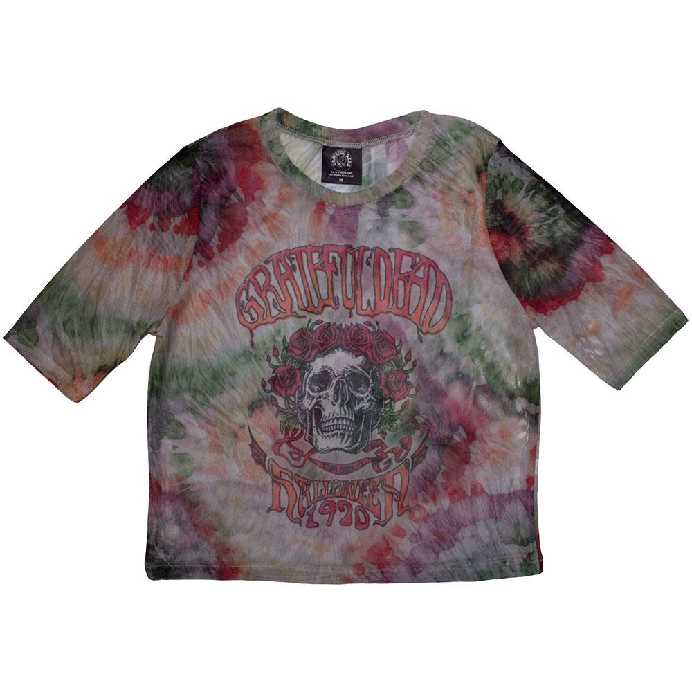 Multicoloured - Front - Grateful Dead Womens-Ladies Stony Brook Bertha Crop Top