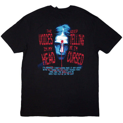 Black - Pack Shot - Falling In Reverse Unisex Adult Voice Collage Back Print T-Shirt