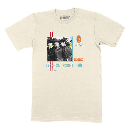 Natural - Front - Buzzcocks Unisex Adult Strange Thing T-Shirt