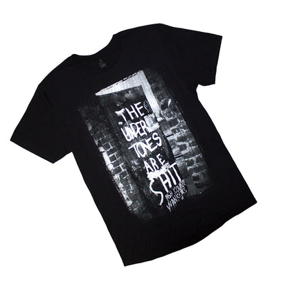 Black - Back - The Undertones Unisex Adult Graffiti T-Shirt