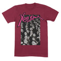Maroon Red - Front - X-Ray Spex Unisex Adult 3D Cinema T-Shirt