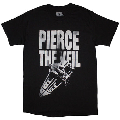 Black - Front - Pierce The Veil Unisex Adult Text T-Shirt