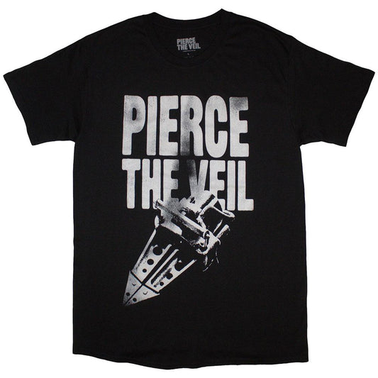 Black - Front - Pierce The Veil Unisex Adult Text T-Shirt