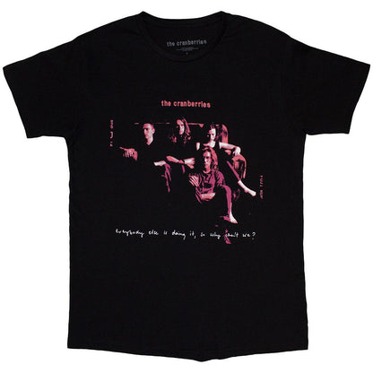 Black - Front - The Cranberries Unisex Adult Everybody Else T-Shirt