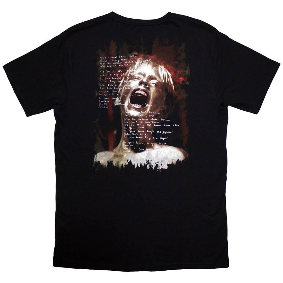 Black - Back - The Cranberries Unisex Adult Zombie Dolores Back Print T-Shirt