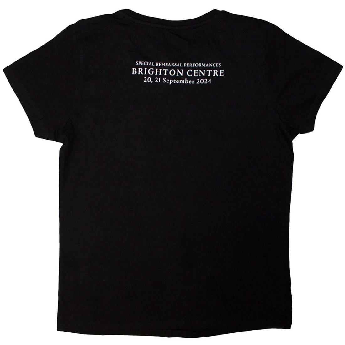 Black - Back - David Gilmour Womens-Ladies Luck & Strange Brighton Back Print T-Shirt