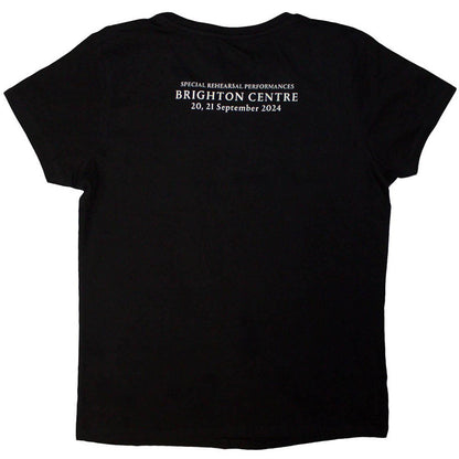 Black - Back - David Gilmour Womens-Ladies Luck & Strange Brighton Back Print T-Shirt