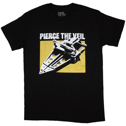 Black - Front - Pierce The Veil Unisex Adult Jaws T-Shirt