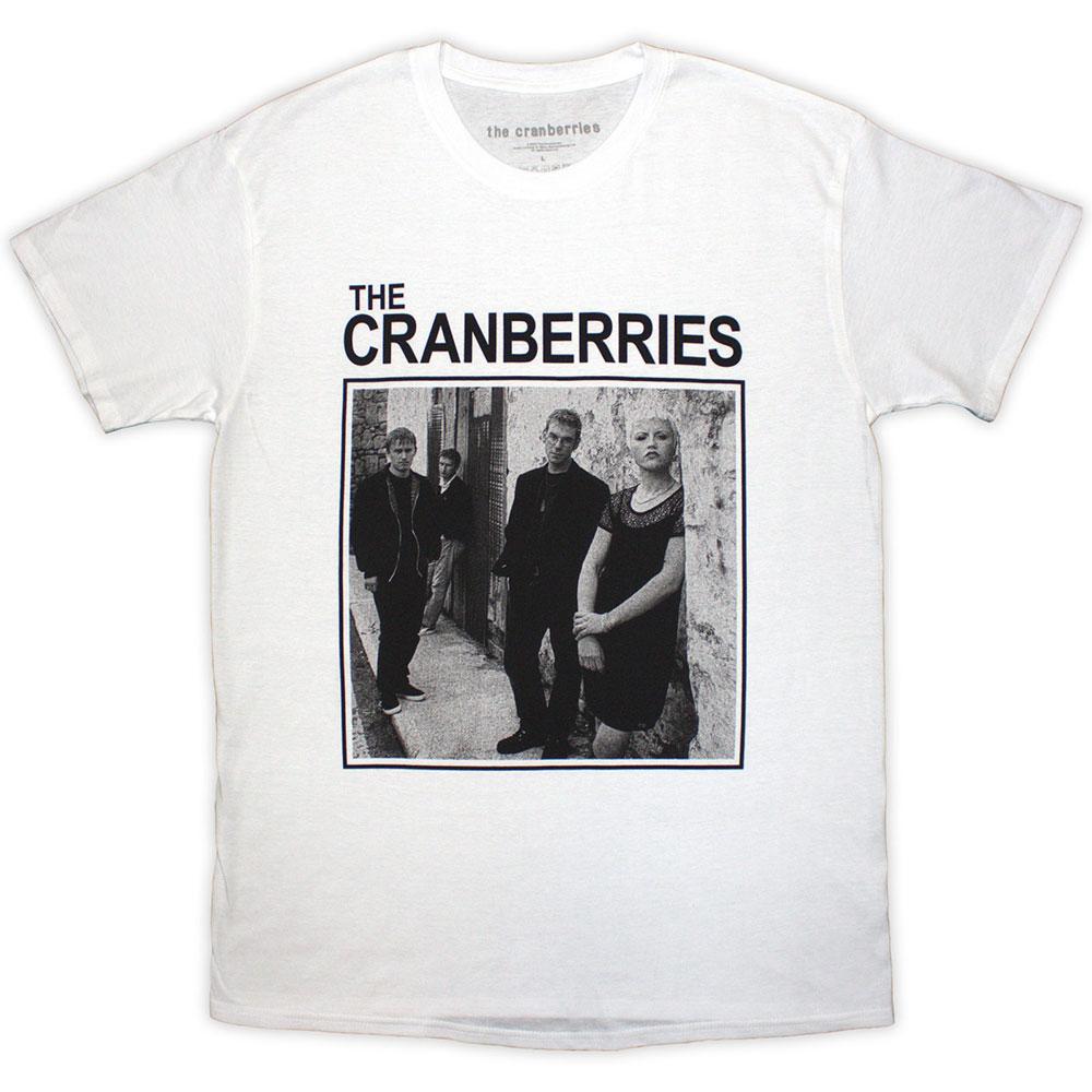 White - Front - The Cranberries Unisex Adult Photograph Square T-Shirt