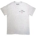 Grey - Front - The Killers Unisex Adult Tour ´24 Roulette Wheel Back Print T-Shirt