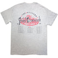 Grey - Back - The Killers Unisex Adult Tour ´24 Roulette Wheel Back Print T-Shirt