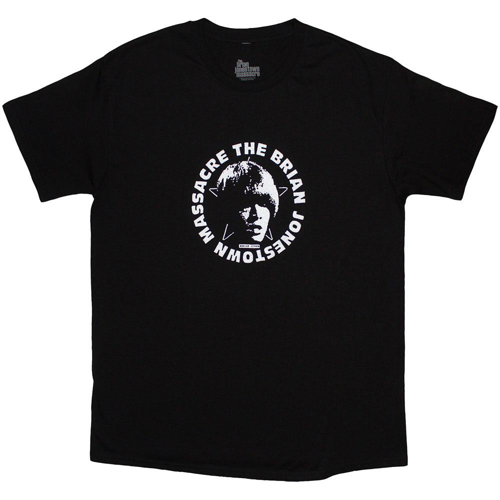 Black - Front - The Brian Jonestown Massacre Unisex Adult Logo T-Shirt