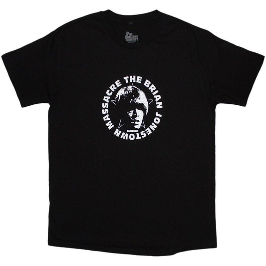 Black - Front - The Brian Jonestown Massacre Unisex Adult Logo T-Shirt