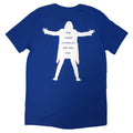 Blue - Back - David Gilmour Unisex Adult Luck & Strange Back Print Logo T-Shirt