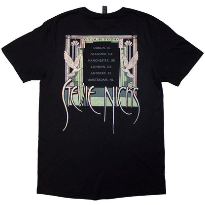 Black - Back - Stevie Nicks Unisex Adult Tour ´24 Doves Back Print T-Shirt