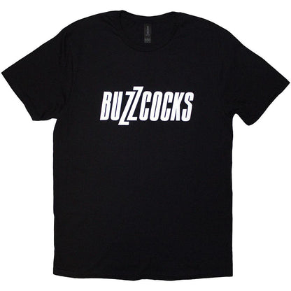 Black - Front - Buzzcocks Unisex Adult Logo T-Shirt